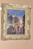 Mansion house and cheapside london by Gordon Lees, oil on board, sold Jan 2026