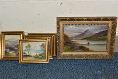 Comprising of a view of Snowdon by George Willis-Pryce, oil, sold Jan 2026
