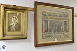 Pompeian court from the nave by Alice Brinsley, watercolour on paper, sold Jan 2026
