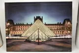 The louvre by Nick Holdsworth, mixed media on paper, sold Dec 2025