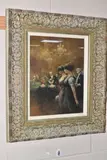 Evening at the casino by Luca Andrea Guizzardi, oil on board, offered Dec 2025