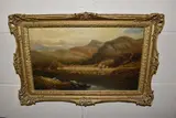 On the lledr, north wales by Thomas Morris Ash, oil on canvas, sold Dec 2025