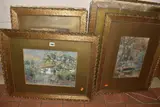 Raby Mere, Cheshire by Henry Rollet, WATERCOLOUR, sold Dec 2025