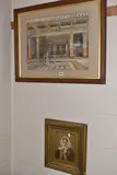 Pompeian court from the nave by Alice Brinsley, watercolour on paper, offered Dec 2025