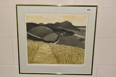 Home bottom by John Brunsdon, etching, sold Dec 2025