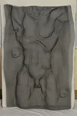 Male torso by David Begbie, sculpture, offered Dec 2025