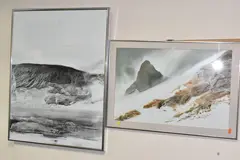 Am basteir, north cullin ridge by Peter Barton, oil on paper, sold Dec 2025