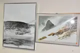 Am basteir, north cullin ridge by Peter Barton, oil on paper, sold Dec 2025