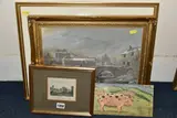 A derbyshire village in winter by Michael Crawley, watercolour on paper, sold Dec 2025