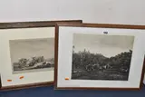 Ox carts, san gimignano by William Westley Manning, pencil, sold Dec 2025