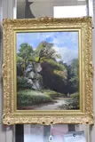 Peak district landscape by E Higgins, 2002, oil, sold Nov 2025