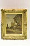 Afterthe catch by Edmund Bristow, oil on canvas, sold Nov 2025