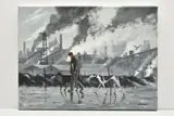 Lancashire life by Steve Sanderson, oil on canvas, sold Nov 2025