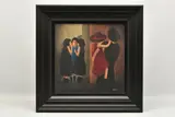 Whispers by Sam Skelton, acrylic on board, sold Nov 2025