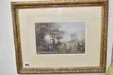 A roadside encampment by George Warren-Blackham, watercolour on paper, sold Nov 2025