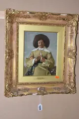 Anticipation by John Watson Nicol, 1878, oil on wood, sold Nov 2025