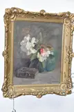 Rhododendron and book by Emanuel Ernst van der Ven, 1916, oil on canvas, sold Nov 2025