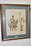 Winter scene with figures by Karol Kossak, watercolour on paper, sold Nov 2025