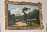 Conksbury bridge, lathkill dale by John Heathcote Hunt, oil, sold Nov 2025