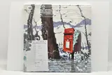 Snowy post box by Timmy Mallett, print, sold Nov 2025