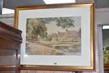 Rural village scene by Joseph Arthur Powell, watercolour on paper, sold Oct 2025