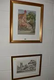 Country cottage and garden by Joseph Arthur Powell, watercolour on paper, sold Oct 2025