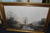 Morning after the rain by Digby Page, 1979, oil on canvas, sold Oct 2025