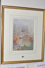 The dovecote by Beatrice Emma Parsons, watercolour on paper, sold Oct 2025