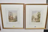 Comprising cattle drinking by Henry John Kinnaird, watercolour on paper, sold Oct 2025