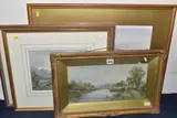 Comprising 'Near Arundel by Henry John Kinnaird, watercolour on paper, sold Oct 2025