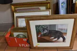 A collection of seven oval by Louise Southan, gouache, sold Aug 2025