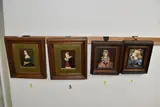 Comprising portraits based upon by Ida Calzolari, oil, sold Aug 2025