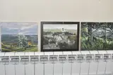 Clun, shropshire by Ronald K. Moore, 2010, oil on board, sold Aug 2025