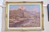 Twilight of a summer by Richard Forsyth, oil on canvas, sold Jul 2025