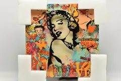 Marylin by Uri Dushy, mixed media, sold Jul 2025