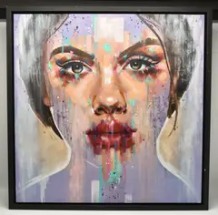 Captivation by Rich Parker, 2023, oil on canvas, sold Jul 2025