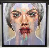 Captivation by Rich Parker, 2023, oil on canvas, sold Jul 2025