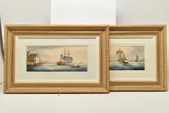 Early morning on the solent by Ken Hammond, oil, sold Jul 2025