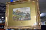 A british landscape by Prudence Turner, watercolour on paper, sold Jul 2025