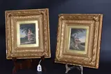 The first by M. Popham, oil, sold Jul 2025