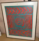 Untitled silkscreen print by Kate Whiteford, 1989, PRINT, sold Jul 2025