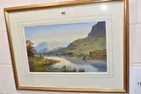 Now comes still morning on rydal water and bat scar by Edward Horace Thompson, watercolour on paper, sold Jul 2025