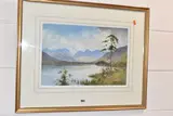 Windermere and the langdale pikes by Edward Horace Thompson, watercolour on paper, sold Jul 2025