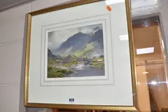 Grange borrowdale by Edward Horace Thompson, watercolour on paper, sold Jul 2025