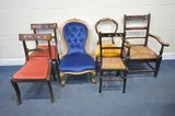 varying in shape, size, style, timber, period, etc, condition report: all with by Seven Chairs, print (other), sold Jul 2025