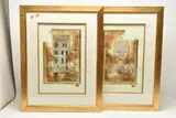 Architecture i and ii by Kevin Blackham, mixed media, sold Jun 2025
