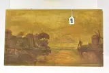 Sunset landscape by Thomas Whittle II, oil on board, offered Jun 2025