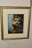 Still life with flowers and fruit by Cecil Kennedy, 1932, oil on board, offered Jun 2025