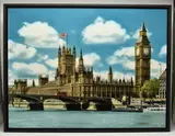 Palace of westminster by Nick Holdsworth, mixed media on paper, sold Jun 2025