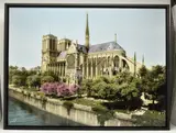 Notre dame' by Nick Holdsworth, mixed media on paper, sold Jun 2025